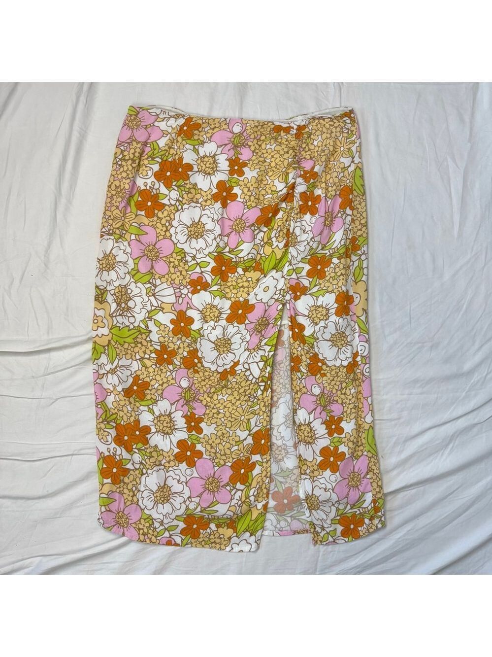 Rahi Floral Skirt Retro flowers 
Women's Large Anthropologie 
Boho Flower - Picture 3 of 11